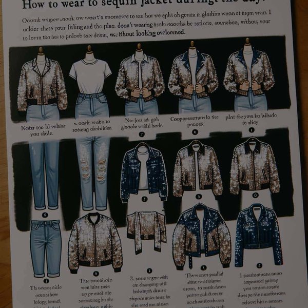 Quelles astuces pour porter des vestes à sequins en journée sans être surchargée ?